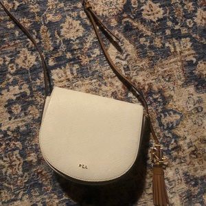 Ralph Lauren cream/camel crossbody